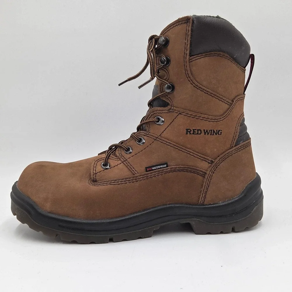 Red Wing Mens King Toe‎ 8-inch Waterproof Boot 2280 Work Brown Size 9 D